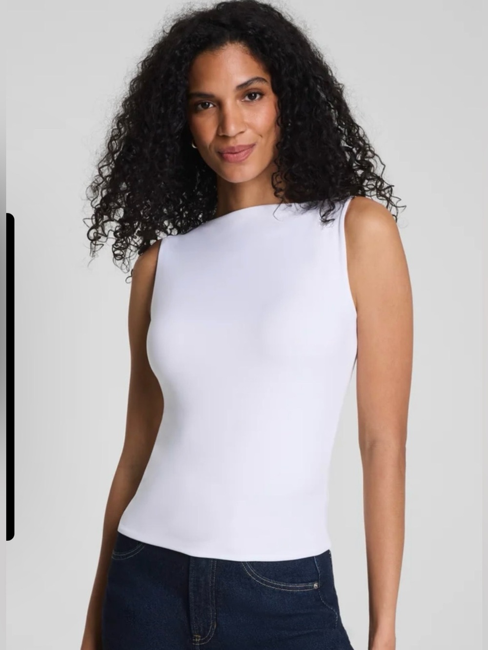 SPANX Smooth Jersey High Boatneck Tank